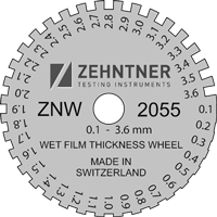 ZNW 2055 Wet film thickness wheel