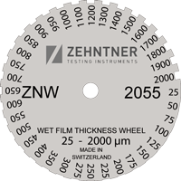 ZNW 2055 Wet film thickness wheel