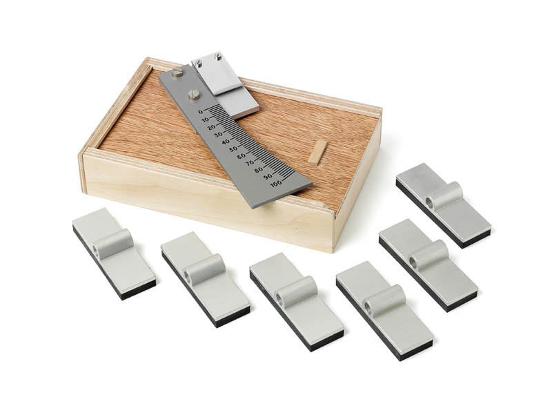 detachable scale for laboratory tests