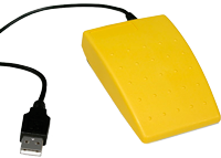 USB-foot switch for starting a measurement